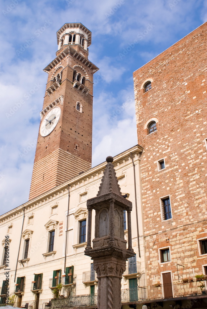 Torrei dei Lamberti, Verona in Italy