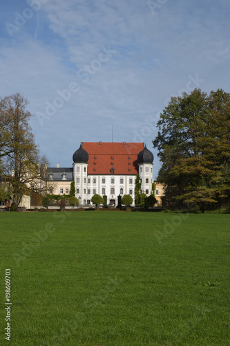 Maxlrain (nahe Tuntenhausen), Bayern, Deutschland - Oktober 25, 2017 : Schloss Maxlrain nahe Tuntenhausen, Bayern, Deutschland.