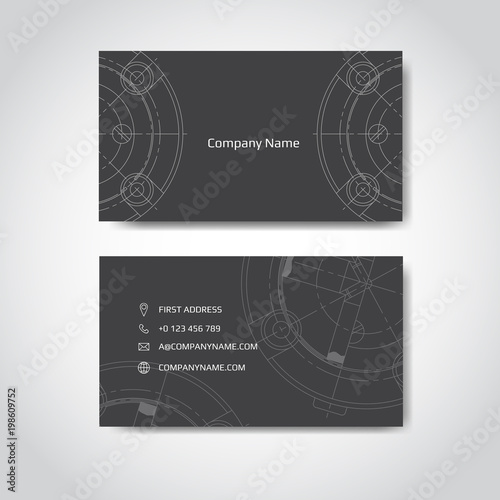 business card for the engineer