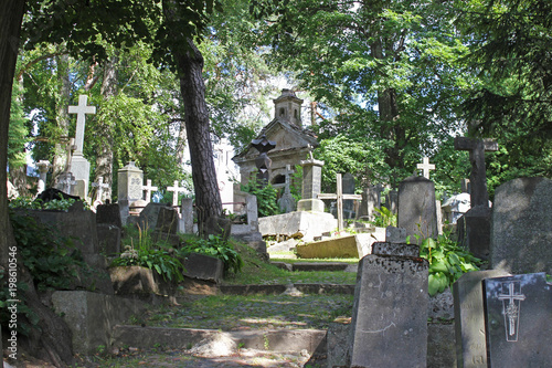 Bernardine Cemetery in Vilnius, Lithuania photo