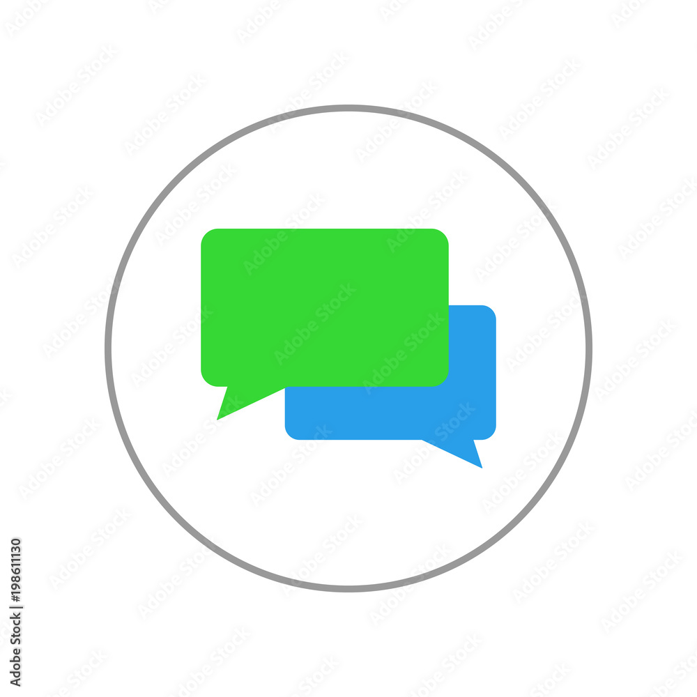 Dialog bubbles. Speech balloons. Message icon. Vector. Dialog bubbles. Speech balloons. Message icon. Vector.