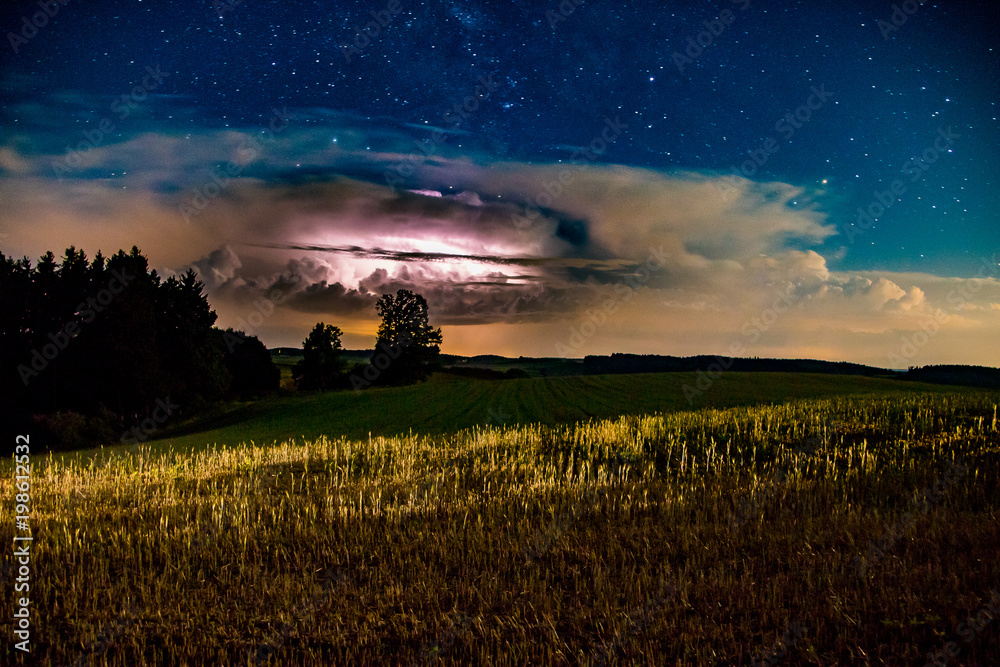 Fototapeta premium Nachtgewitter