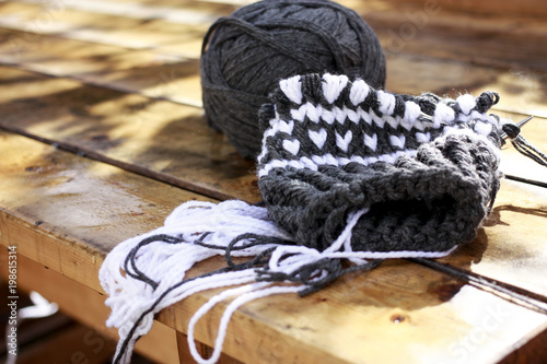 knitting work in progress 1