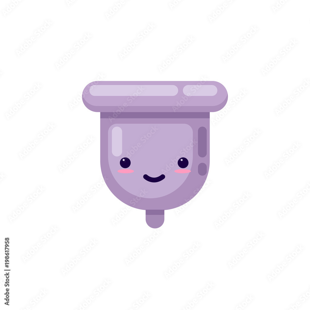 Menstrual cup vector icon Menstrual cup vector icon