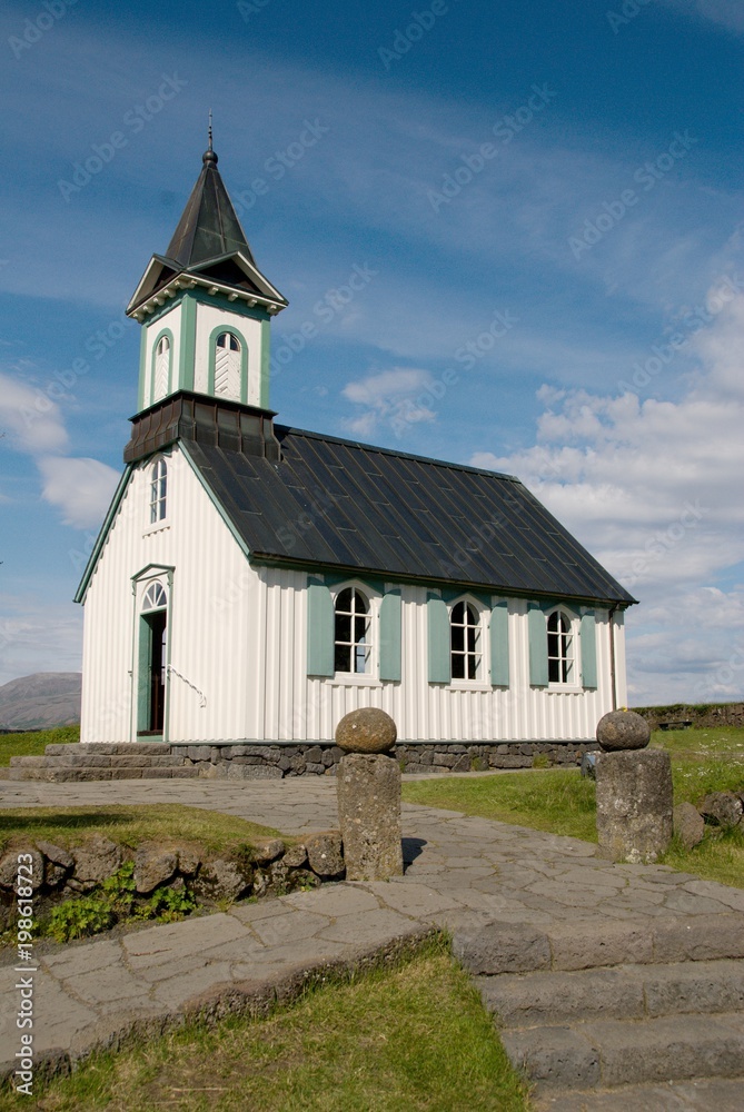 Kirche von Pingvellir, Island