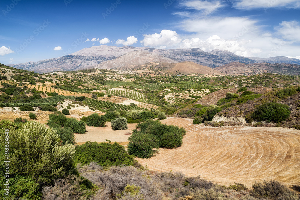 Typical Cretan country, Greece