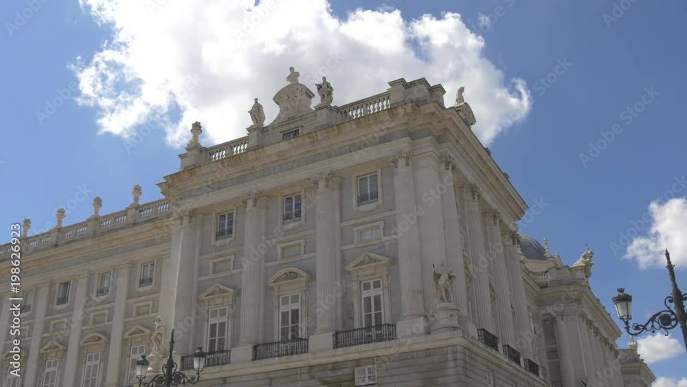 Building corner of the Royal Palace Building corner of the Royal Palace