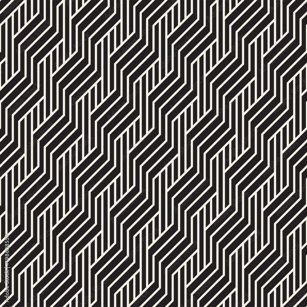 Vector seamless pattern. Modern stylish abstract texture. Repeating geometric
