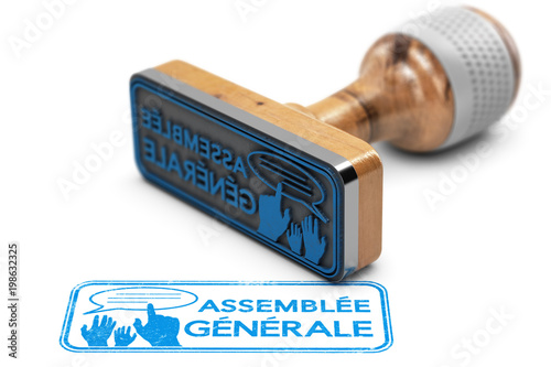 Canvastavla Convocation ou invitation à l'assemblée générale.