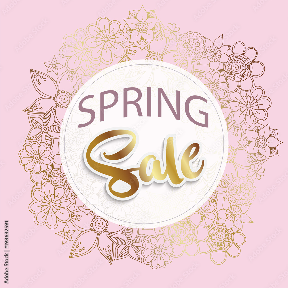 Beautiful floral design. Vector Illustration Beautiful floral design. Vector Illustration