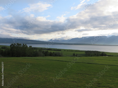Panorama mit Fjord