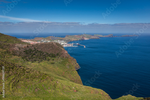 Coast Ponta de Sao Lourenco in Canical on Madeira island, Portugal