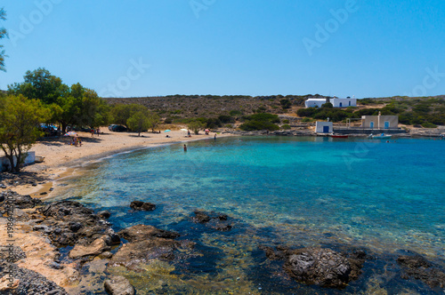 Fototapeta Naklejka Na Ścianę i Meble -  Limionas beach in Kythera island in Greece