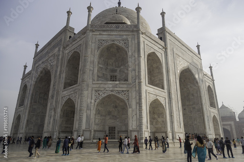 Angled View of the Taj Mahal