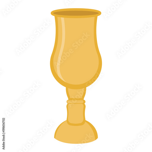 Jewish golden wine cup icon
