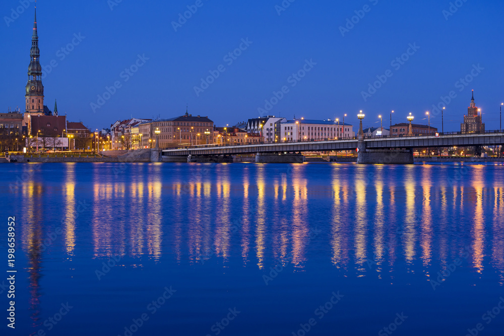 Panoramic view of Riga city, the capital of Latvia Panoramic view of Riga city, the capital of Latvia