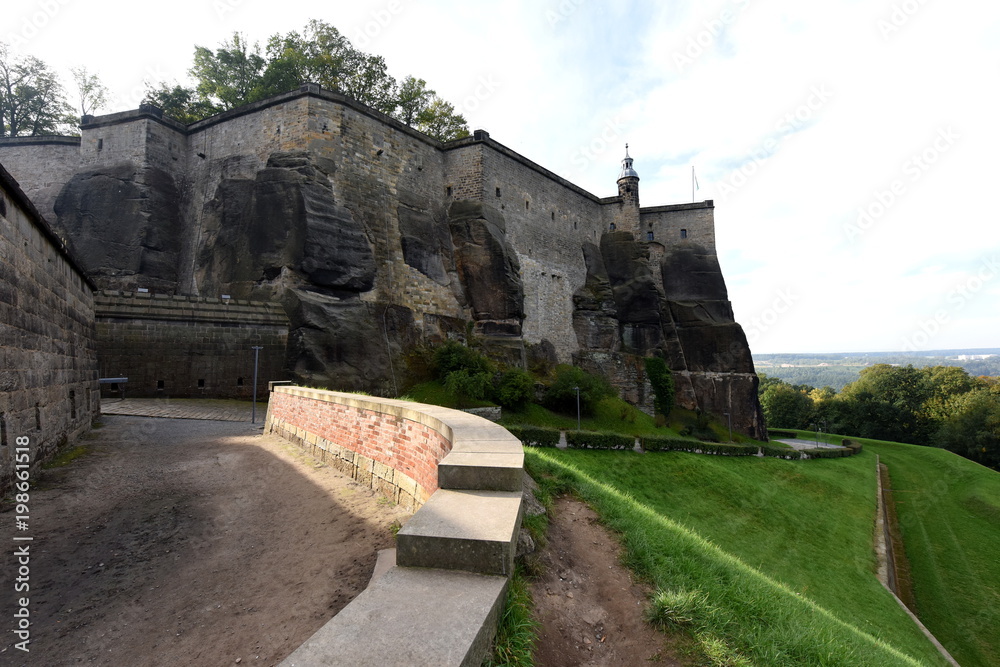 Festung Königstein, Unterfestung, Sachsen