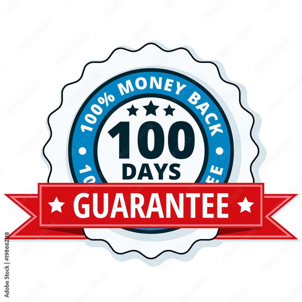 100 Days Money Back illustration 100 Days Money Back illustration