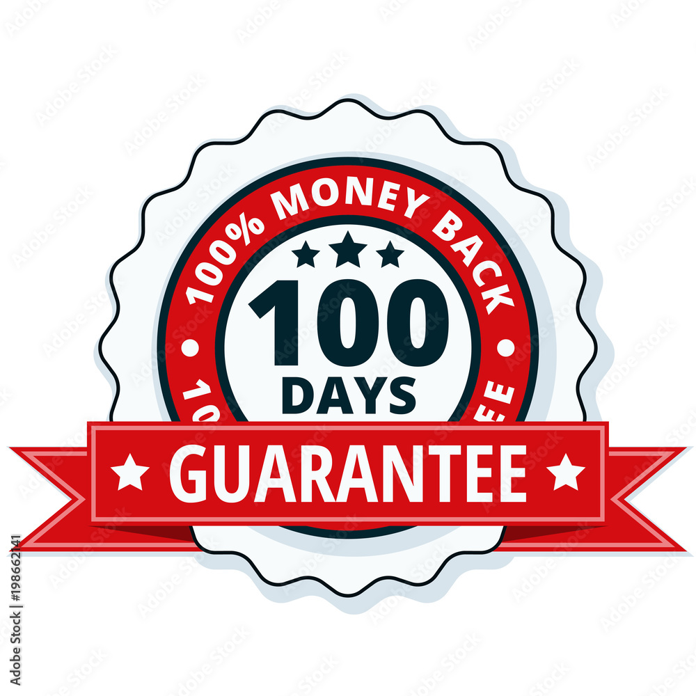 100 Days Money Back illustration 100 Days Money Back illustration