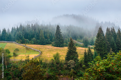 Summer mountains landscape