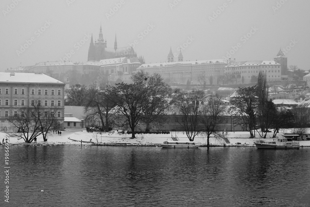 Obraz premium Prague Czech Republic in Winter
