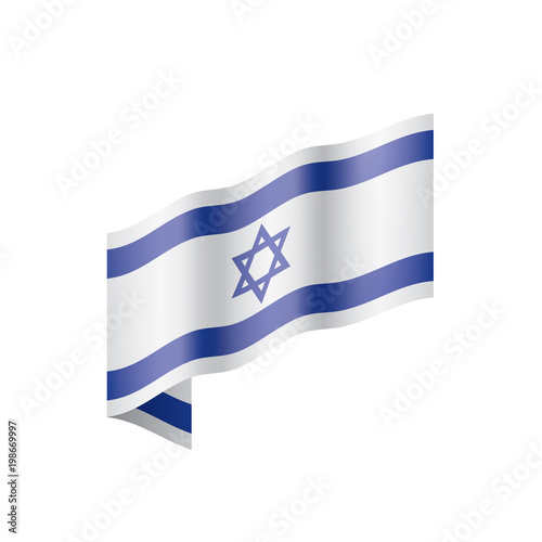 Israel flag, vector illustration Free Download Israel flag, vector illustration - GFXLoad