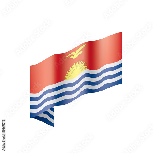 Free Download Kiribati flag, vector illustration - GFXLoad