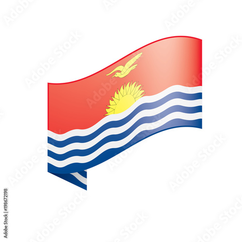 Free Download Kiribati flag, vector illustration - GFXLoad