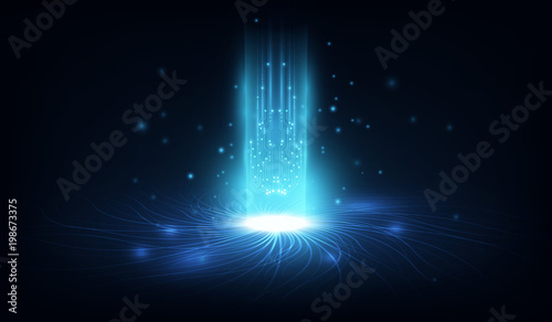 abstract circuit networking blockchain concept background