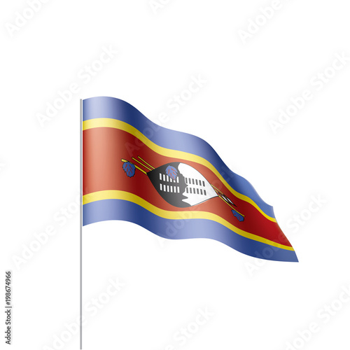 Swaziland flag, vector illustration Free Download Swaziland flag, vector illustration - GFXLoad