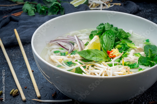 Vietnamese soup Pho GA