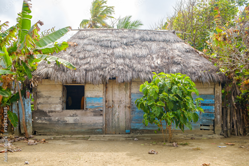 wooden house , rural bungalow with thatch roof wooden house , rural bungalow with thatch roof