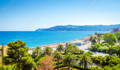 Beautiful coast of Savona, Liguria, Italy