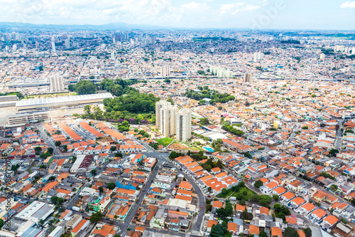 Sao Paulo  Brazil. Aerial View.