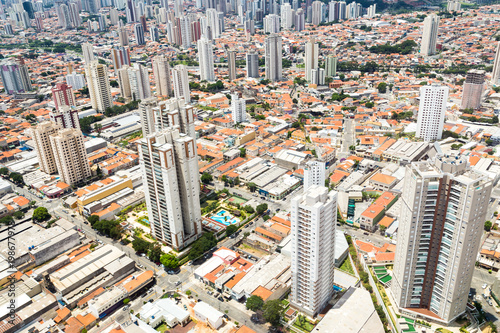 Sao Paulo  Brazil. Aerial View.