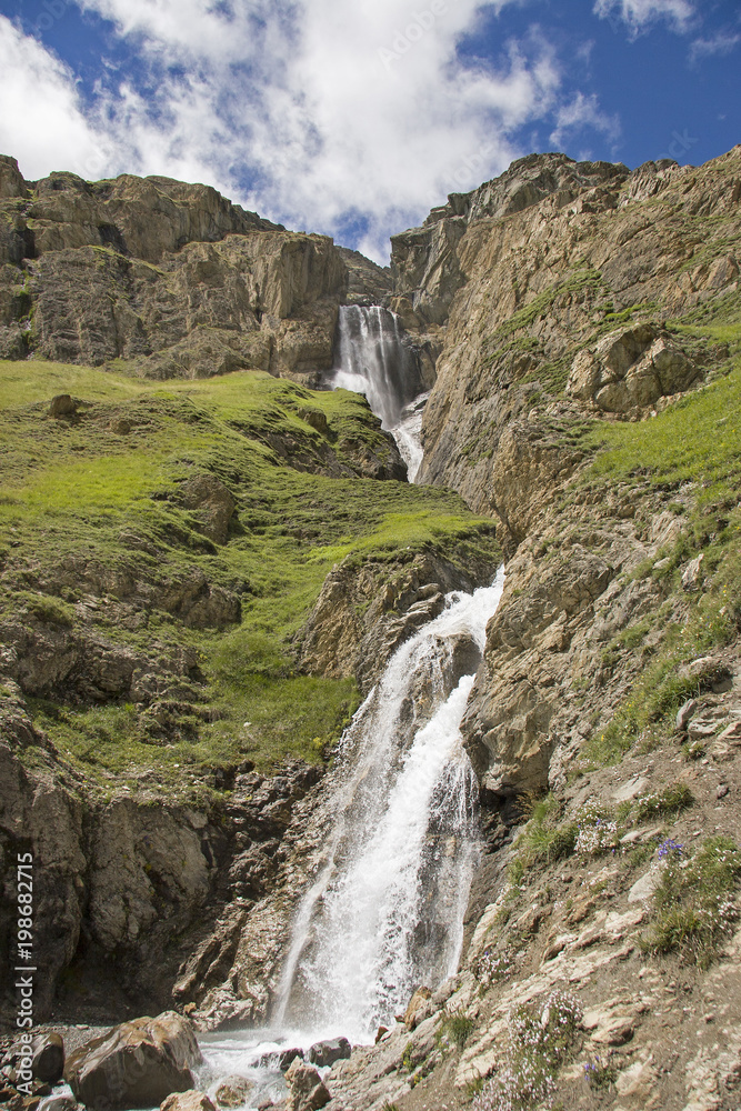 Wasserfall im Gran Paradisogebiet Wasserfall im Gran Paradisogebiet