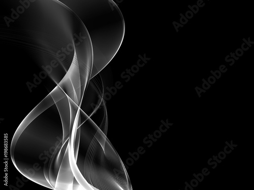 Abstract Soft Black And White Graphics Background For Design