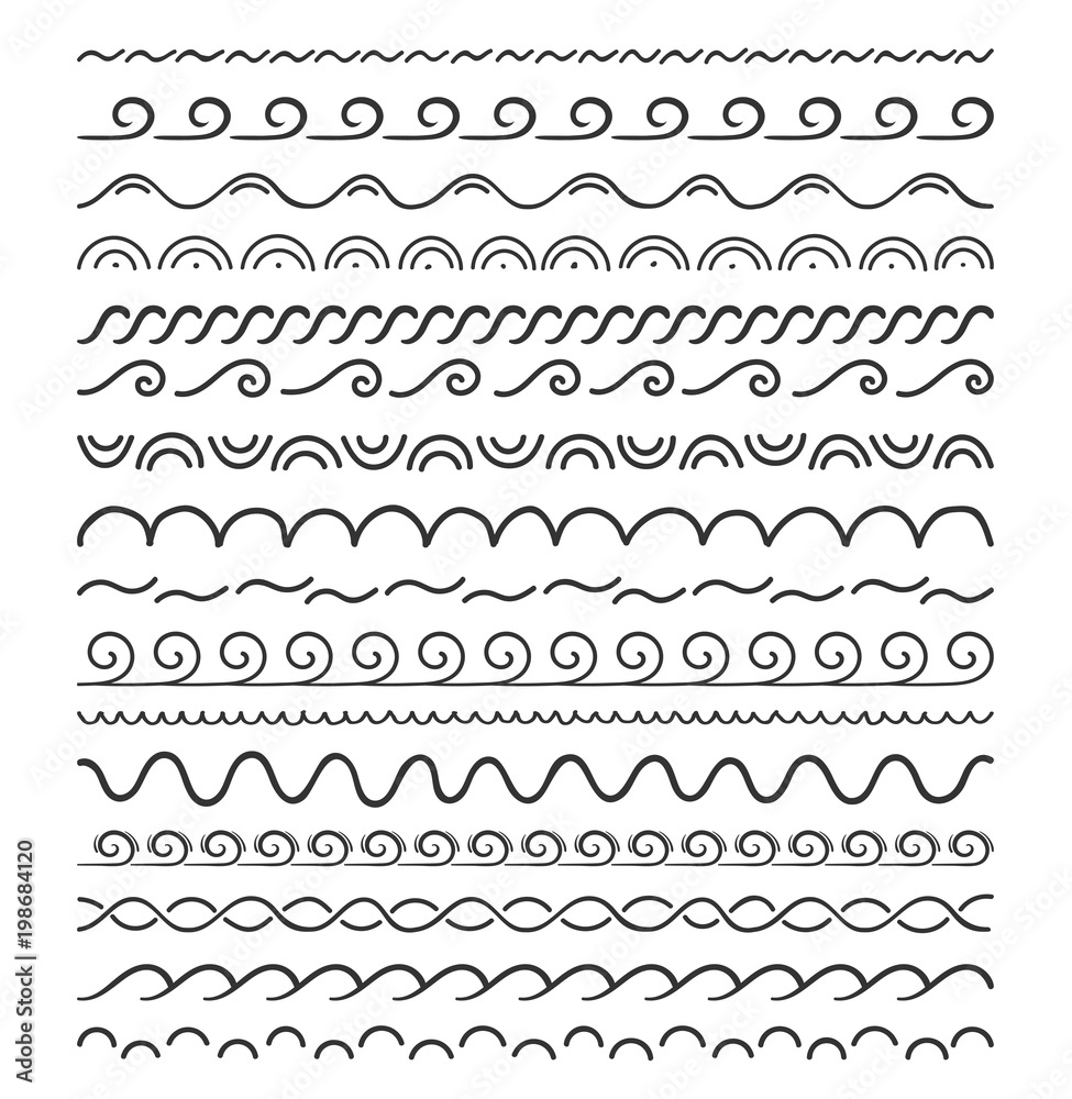 16 Hand Drawn Dividers
