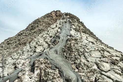 Amazing mud volcano photo