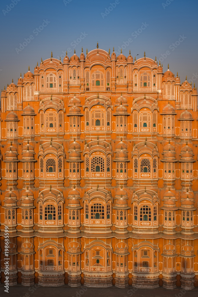 Hawa Mahal, a palace in Jaipur, India, which was built so the women of the royal household could observe street festivals