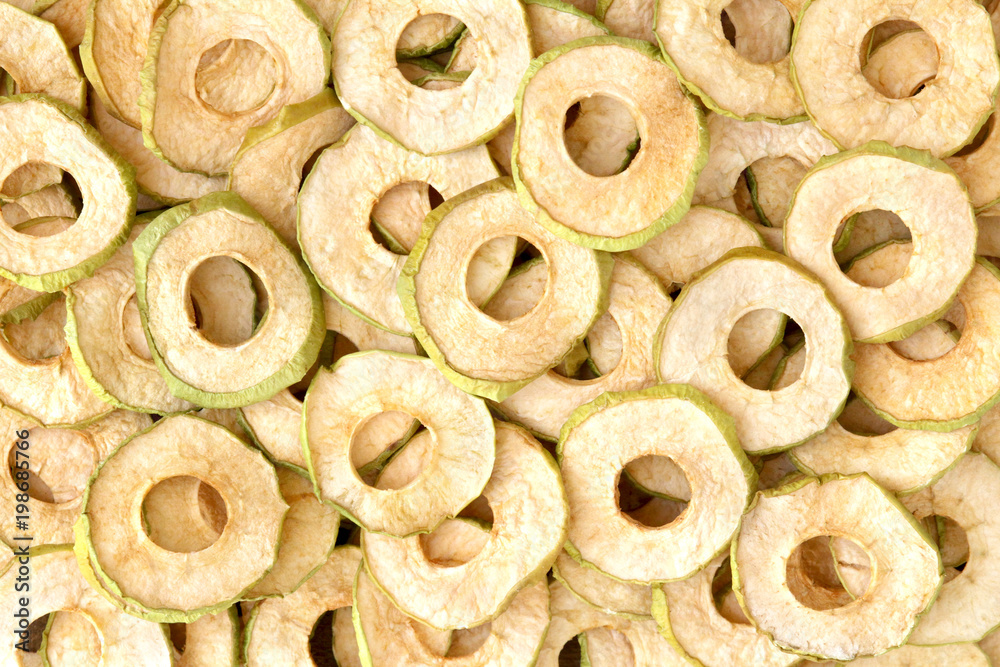 Dried Green Apples (Background)