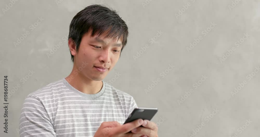 Man use of mobile phone Man use of mobile phone