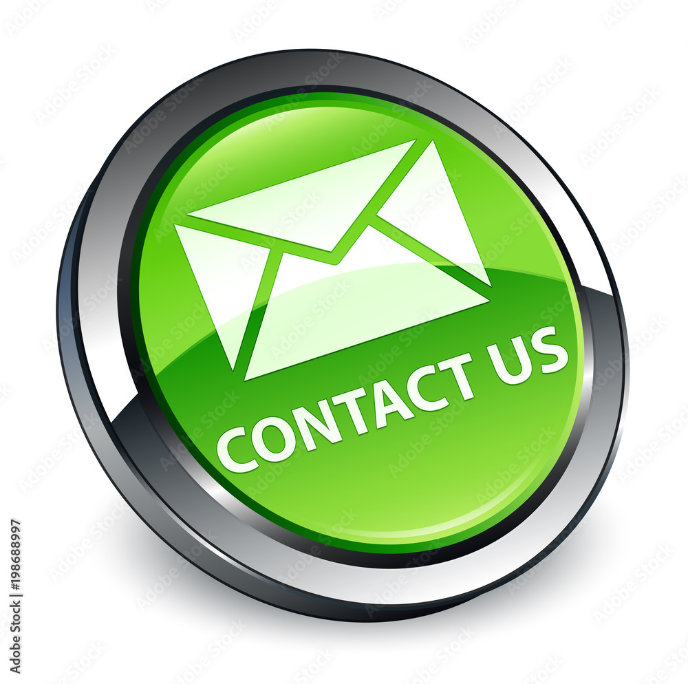 Contact us (email icon) 3d green round button Contact us (email icon) 3d green round button