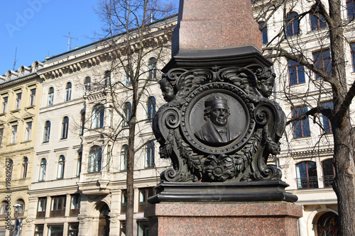 Denkmal für Johann Christian Dolz in Leipzig photo