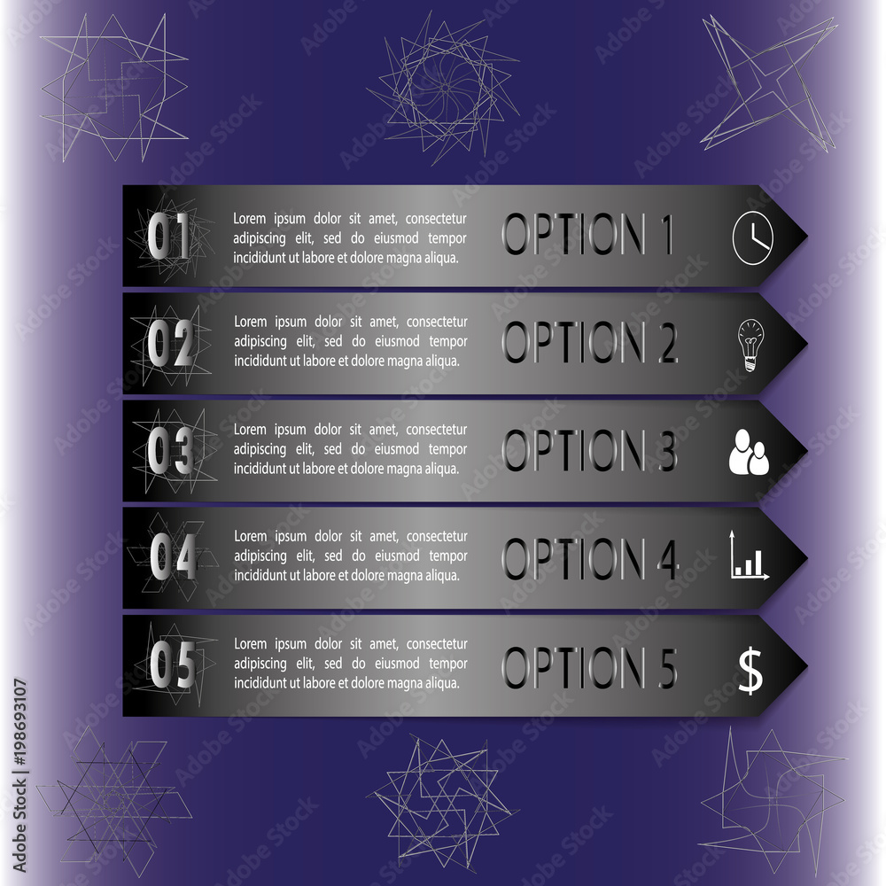 Obraz premium infographics for business presentations vector EPS10