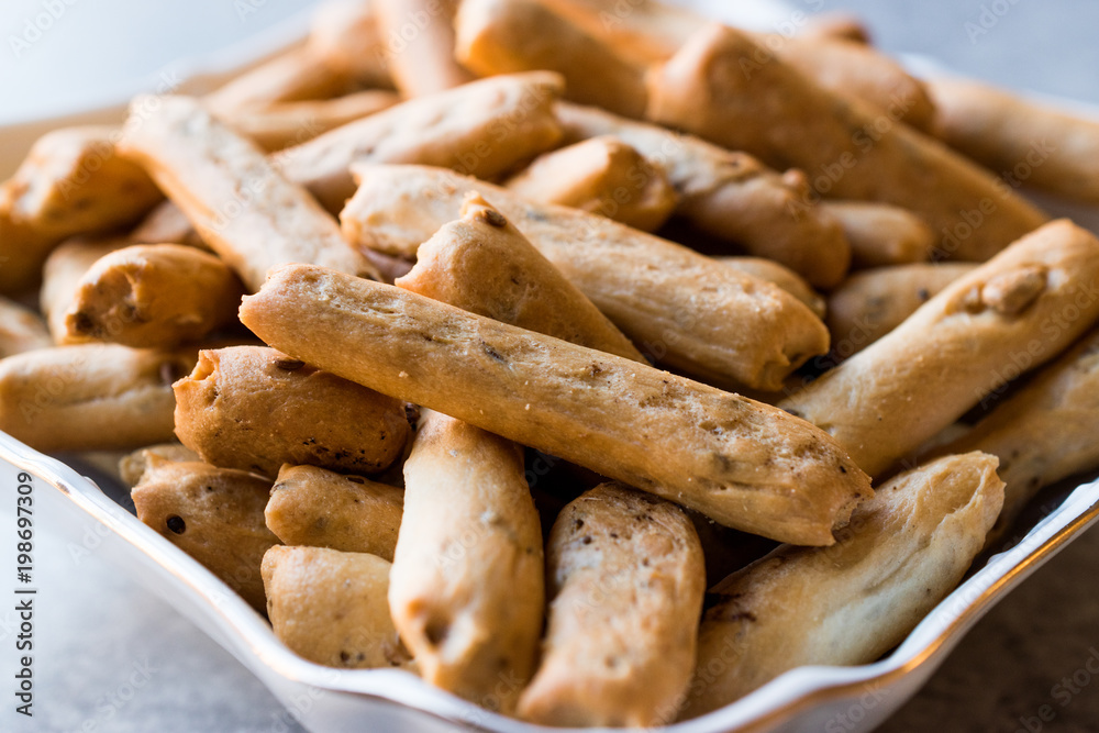 Turkish Pastry Crispy Stick Crackers with Anise Flavor Turkish Pastry Crispy Stick Crackers with Anise Flavor