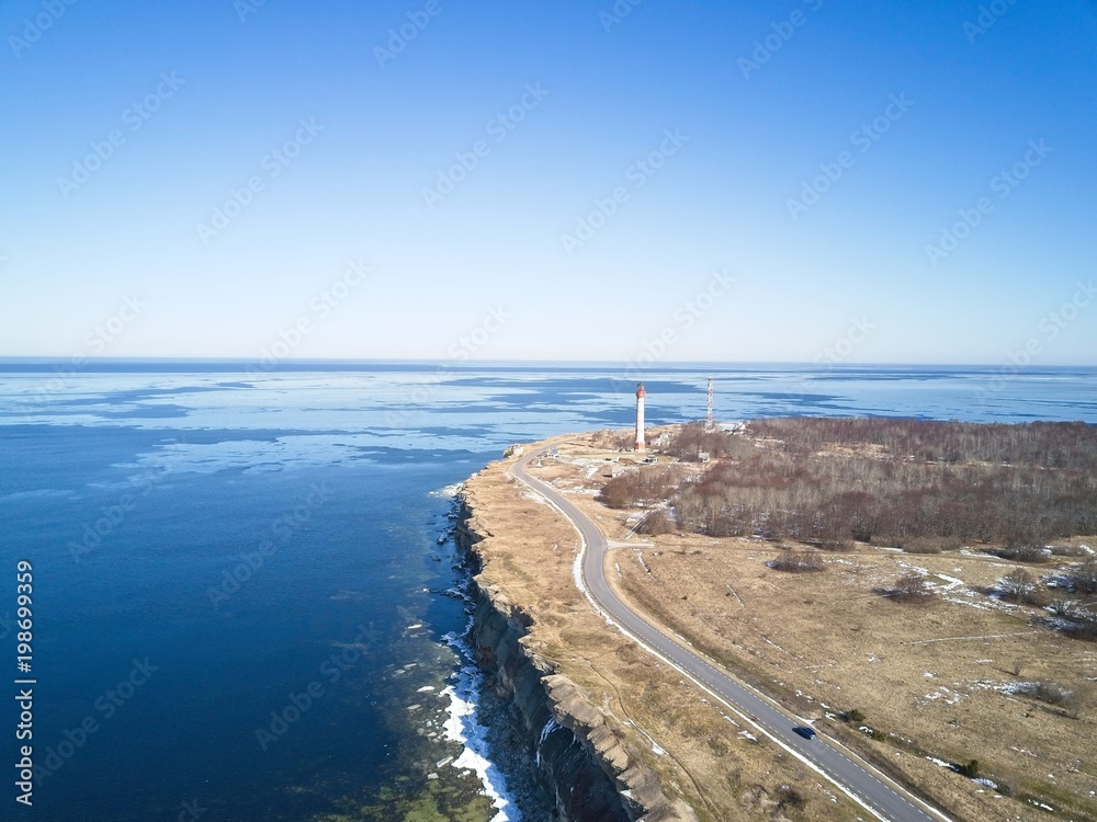 Green energy in winter time, Wind power stations