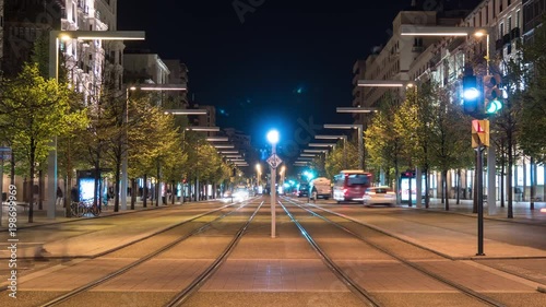 Timelapse of Paseo de la Independencia street photo