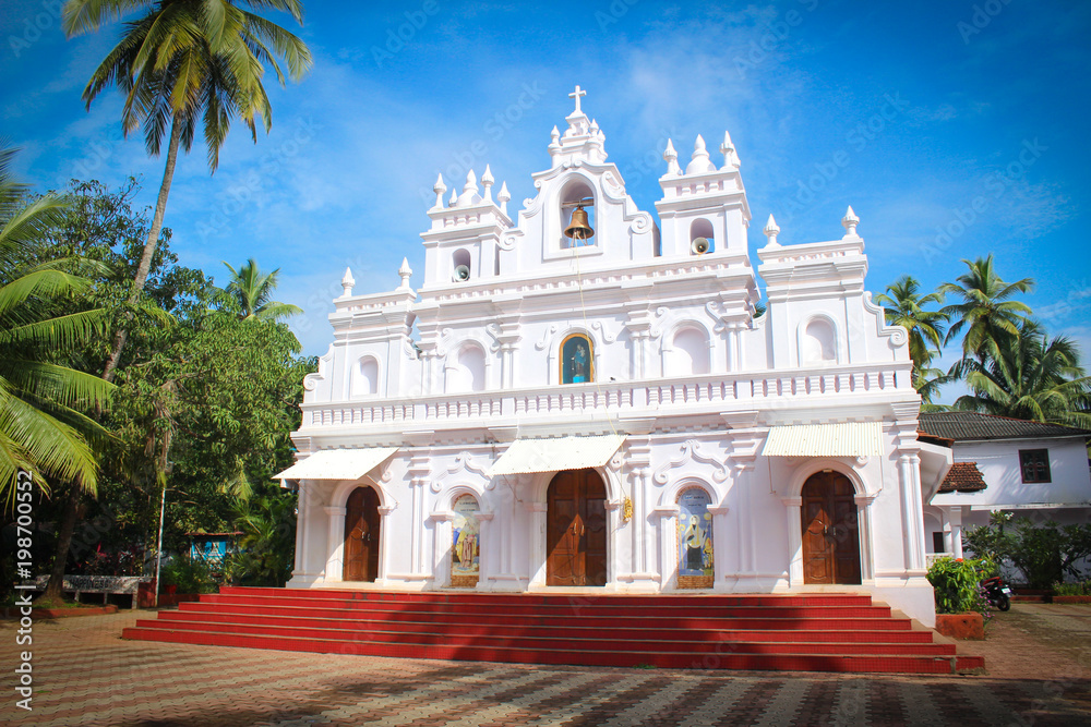 INDIA, GOA, ARAMBOL Catholic church in India