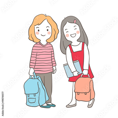 Draw_vector_illustration_character_a_girl_ready_to_back_to_school